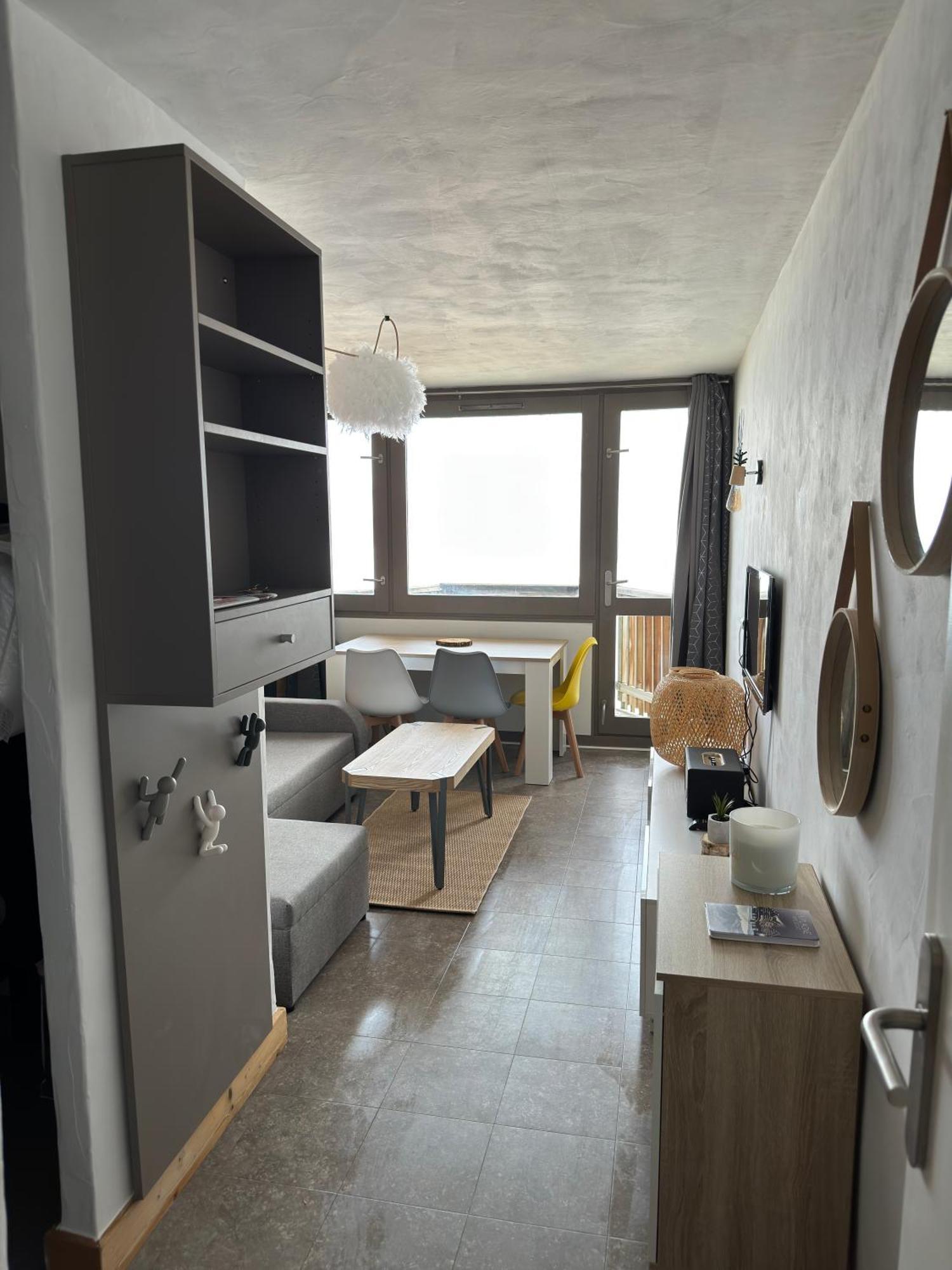 Paquebot Des Neiges - Appartement 4 Personnes - Vue Mont Blanc La Plagne Bagian luar foto