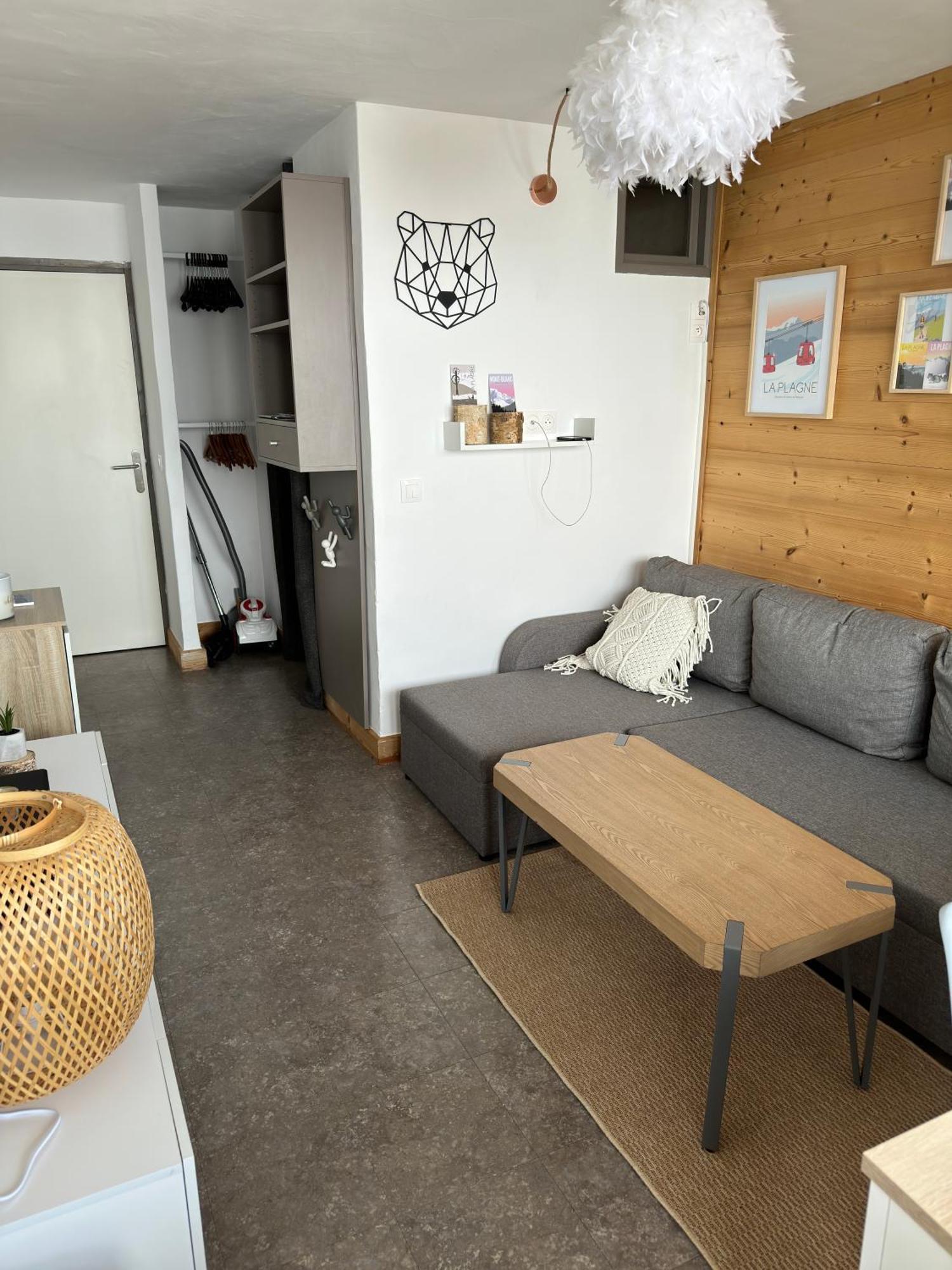 Paquebot Des Neiges - Appartement 4 Personnes - Vue Mont Blanc La Plagne Bagian luar foto