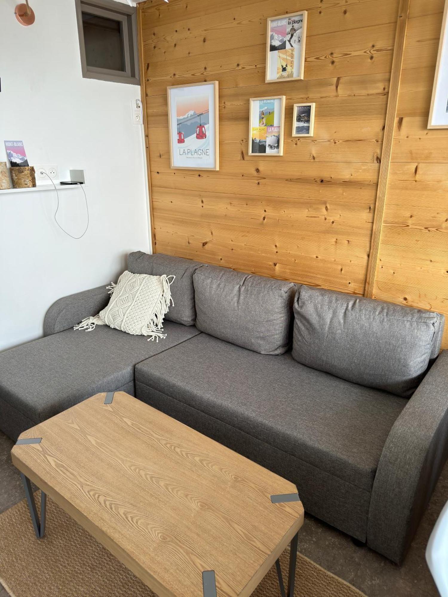 Paquebot Des Neiges - Appartement 4 Personnes - Vue Mont Blanc La Plagne Bagian luar foto