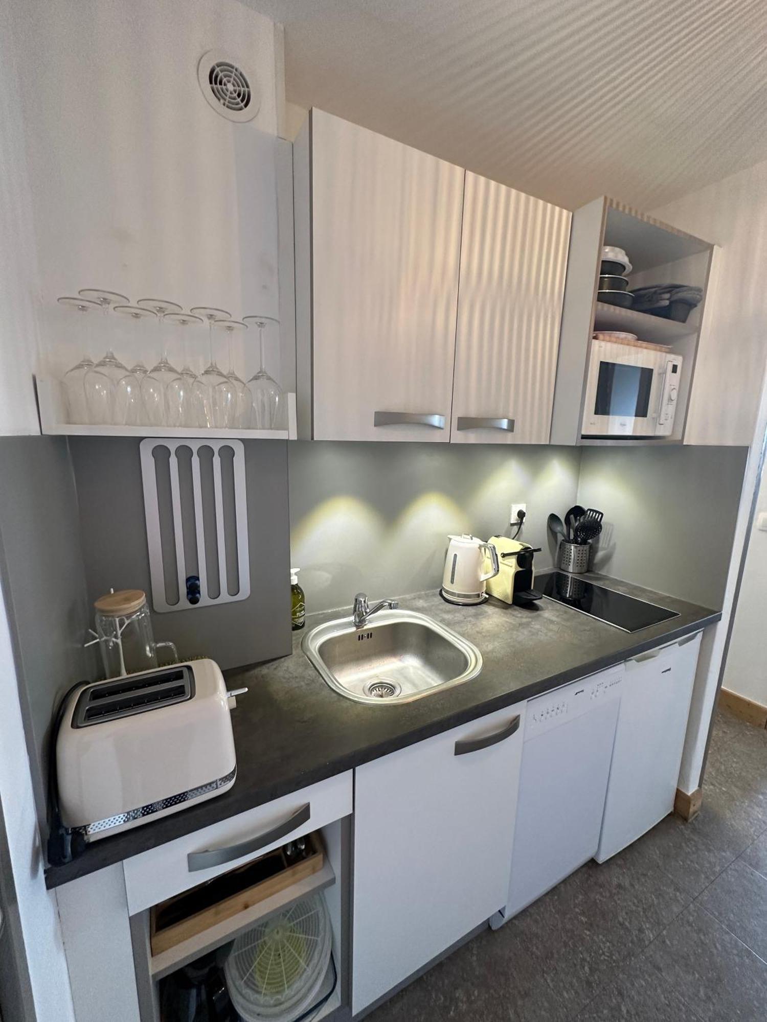 Paquebot Des Neiges - Appartement 4 Personnes - Vue Mont Blanc La Plagne Bagian luar foto